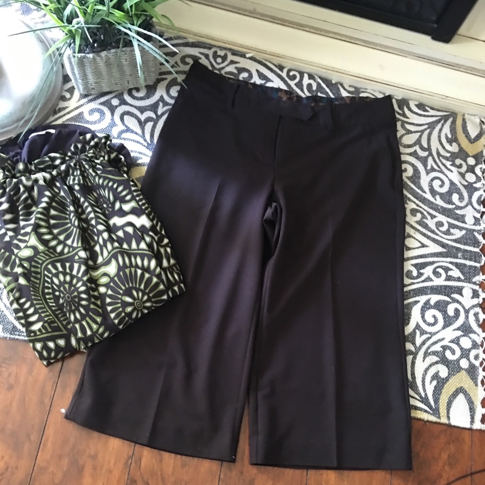 Brown Dress Capris